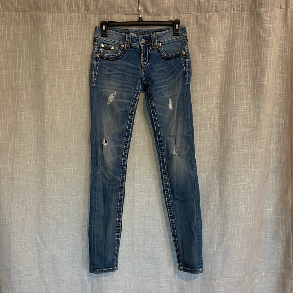 Miss Me cuffed skinny size 24 jeans